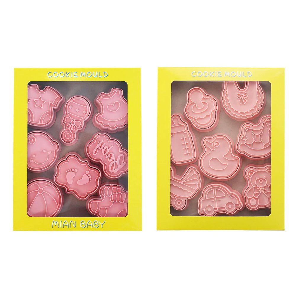 Baby Theme Cookie Biscuits PP Push Home Baking Cookies for Kids Baking