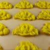 12 x Edible 3D Rose Bunch Flowers Roses icing toppers, cake cupcakes decorations T080 (Yellow) view 3
