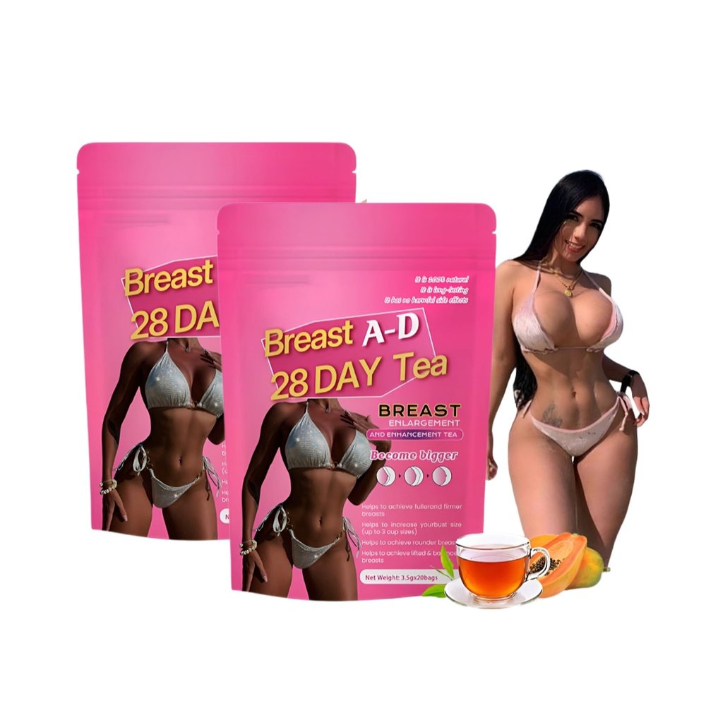 28-Day Herbal Breast Lifting Tea For A-D Cup - Natural Firming Enhancing Tea(2PC)
