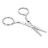 Naroote Stainless Steel Nose Hair Scissors Comfortable Round Tip Trimming for Men and Women, Ideal for Beard Eyebrows, 1 X Nose Hair Scissors (MJ-WB090) view 2
