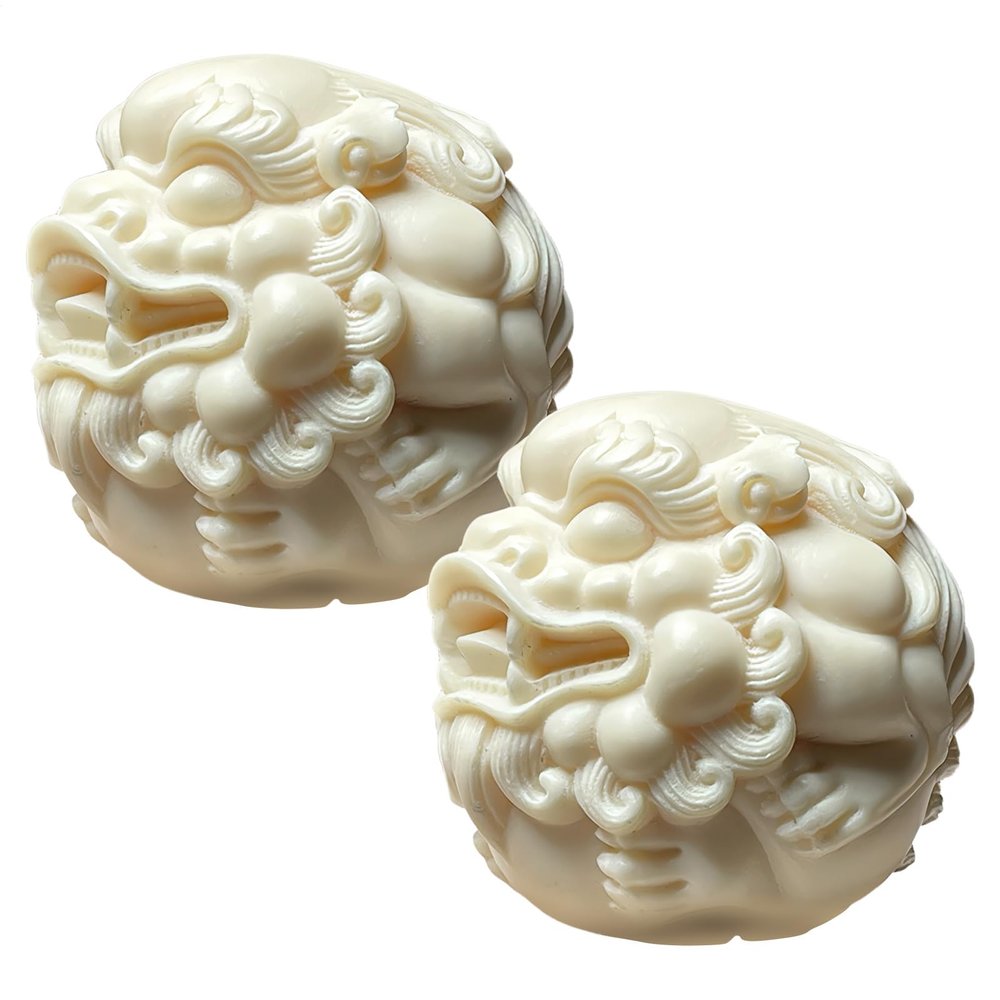 Chinese Baoding Balls - Brave Troops Stress Relief Supplies - Hand Exercise Balls | for Adults Seniors Home Office School Travel Daily Commute Working Studying Meditation Men