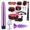 10-Piece Red Nylon Partner Couples Fitness Set - Versatile Home Hip Training Accessories view 1