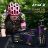 Amacx Turbo Energy Running Gels with Electrolytes for Training - 40g Carbs, 200mg Sodium Vegan, Gluten Free Sports Nutrition - Energy Gels for Running, Cycling, Endurance - 3 x 60ml (Cassis Caffeine) view 4