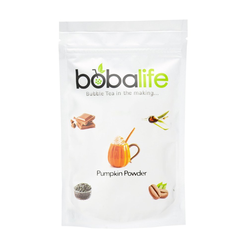 Bobalife Pumpkin Bubble Tea Milk Powder 150g Taiwanese Milk Tea Powder Mix for Bubble Tea, Iced Milk Tea & Dessert Drinks Vegan & Gluten Free
