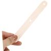 UKCOCO 50pcs Natural Wood Ice Cream Sticks with 3 Holes, Wooden Ice Pop Sticks for Crafting and DIY, Suitable for Ice Lollies and Homemade Ice Pop in Arts and Crafts view 4
