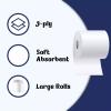 3 Ply Unscented Toilet Rolls Bulk Buy - Luxury Quilted Toilet Paper, Super Soft Loo Roll, Embossed Virgin Toilet Tissue, Multi-Pack (Classic White) by Panda Cuddle view 4