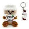 HeDaKang Coffee Gift for Coffee Lovers Coffee Gifts - Positive Potato Series Crochet Coffee to Go Mug Lucky Charm Coffee Gifts for Men Women (Colleagues) view 1