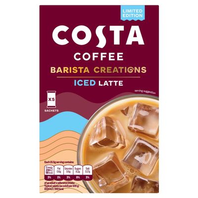 Costa Coffee Barista Creations Iced Latte 77.5g (5x15.5g)