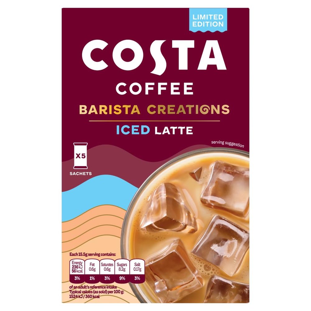 Costa Coffee Barista Creations Iced Latte 77.5g (5x15.5g)