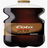 Cola Zero Sugar Carbonated Soft Drink, 2L Bottle, Low Calorie Energy Drink with Natural Aroma pack of 5