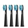4/8/12/16 Pcs Replacement Brush HeadsCompatible for Fairywill Toothbrush Head Bristle Refill Tooth Clean(4 Pcs Black) view 1