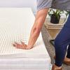 100% Natural Latex Mattress Topper Pressure Relief Support for Shoulders Hips Back & Knees 1 inch Thick King Size 220x200cm Comfortable Sleep Solution view 3