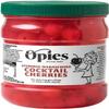 Opies Stemmed Maraschino Cocktail Cherries 1.15kg Pack of 3 - Premium Bright Red Cocktail & Garnish Cherries in Flavoured Maraschino Syrup view 1