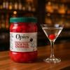 Opies Stemmed Maraschino Cocktail Cherries 1.15kg Pack of 3 - Premium Bright Red Cocktail & Garnish Cherries in Flavoured Maraschino Syrup view 2