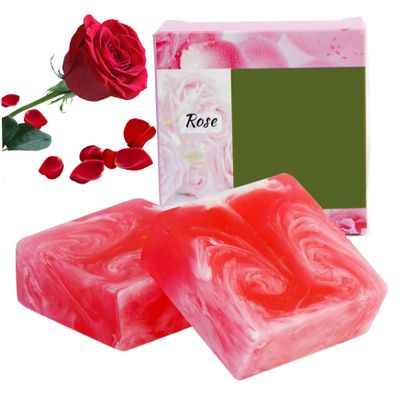 Yoni Soap Bar for Women - 2PCS 100g Balance Rose, Natural Moisturizing Feminine Wash