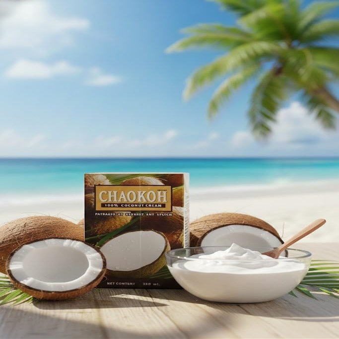 Fakhri Chaokoh Coconut Milk 1L | Rich & Creamy | Ideal for Cooking, Curries & Desserts