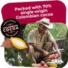 Dark Hot Chocolate Flakes 250g Real Chocolate Flakes for Luxuriously Smooth, Caf-Style Hot Chocolate Ethically Sources, 70% Single-Origin Colombian Cocoa, Palm Oil Free view 3