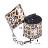 10-Piece Golden Leopard Print Leather Couples Fitness Set - Multi-Functional Home Workout Accessories - Couple Gift view 2