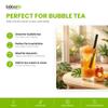 Bobalife Peach Popping Boba Pearls 100g Fruit Juice Filled Bubble Tea Pearls, Boba Topping for Drinks, Desserts & Cocktails Vegan & Gluten Free view 4