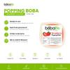 Bobalife Strawberry Popping Boba Pearls 100g Fruit Juice Filled Bubble Tea Pearls, Boba Topping for Drinks, Desserts & Cocktails Vegan & Gluten Free view 2