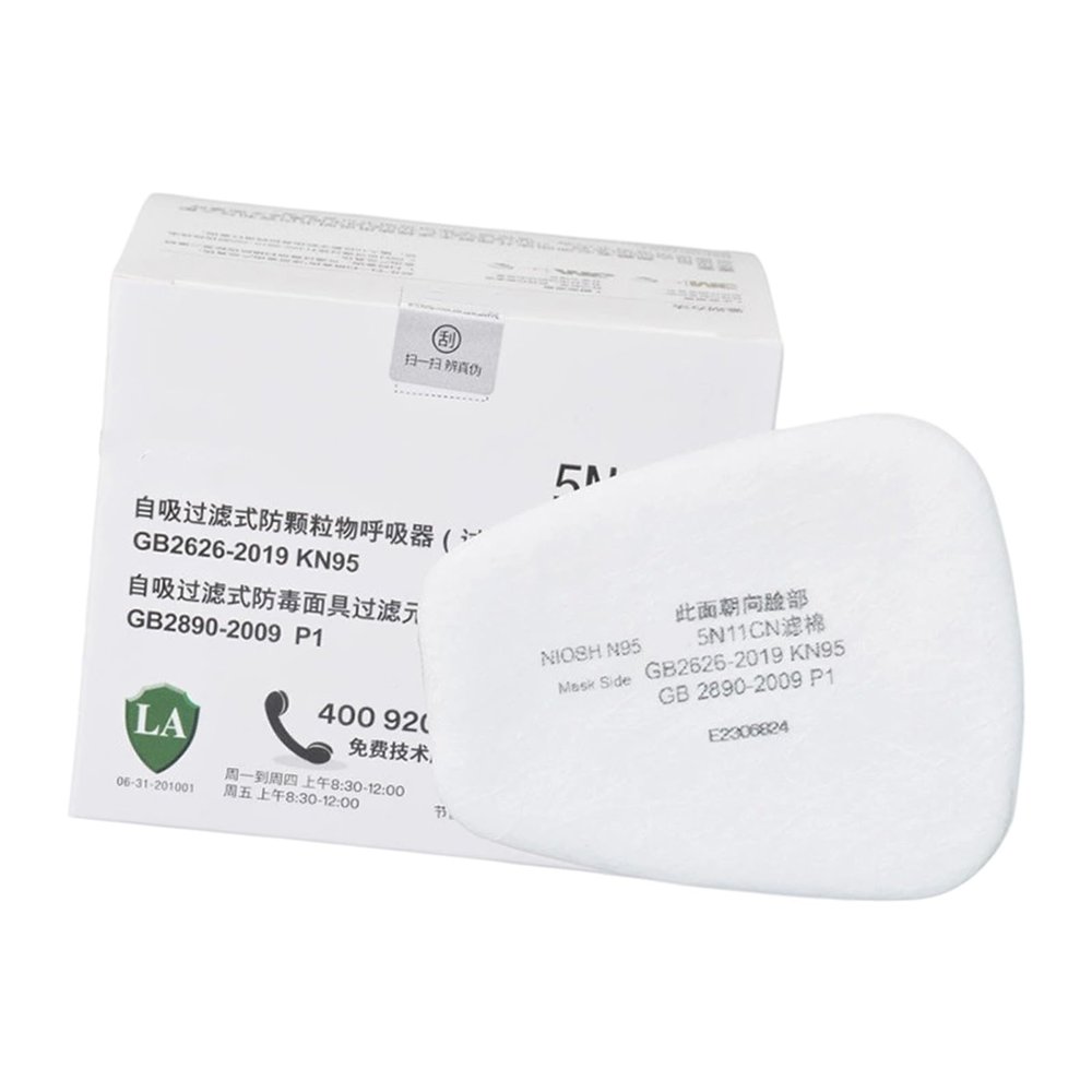 Set of 10 5N11CN Replacement Breathable Safe for Protective in Construction Areas Filter for Six Thousand Two Hundred