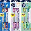 Toothbrush for children aged 3 to 6 years, 2 pieces, DM Germany, compatible with dontodent, Zahnbrste Kinder weich 3-6 Jahre, 2 St view 1