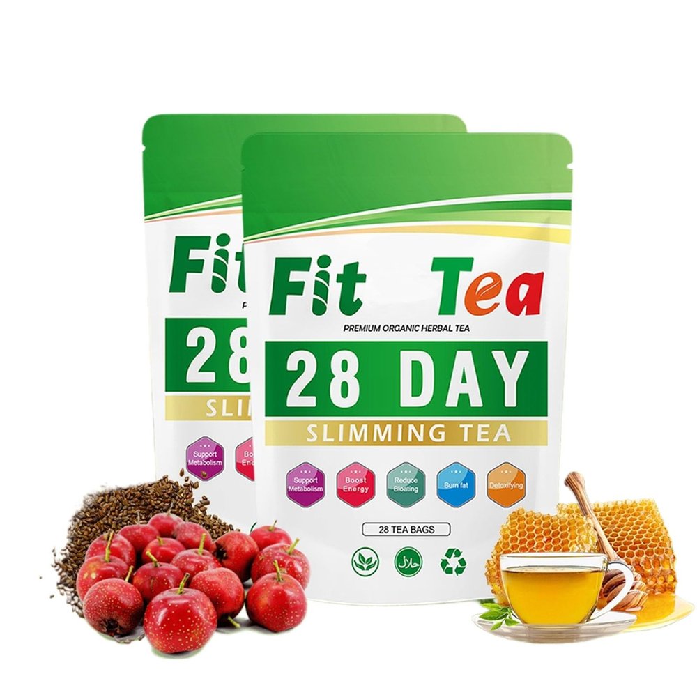28 Day Detox Slimming Tea - Natural Fat & Calorie Burning Herbal Tea For Body Cleansing(2PC)
