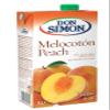 Don Simn Peach Drink with No Added Sugar, 1L Carton Pack of 6 view 1