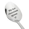 Hot Chocolate Spoon Gifts for Daughter Son Birthday Christmas Gifts for Hot Chocolate Lovers Dad Mum Retirement for Daddy Mummy Best Friend Friendship for Women Men Husband Wife Spoon Gift view 1