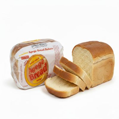 Africa Select London Agege Bread Bakers Authentic Nigerian Sweet Bread 800g (Pack of 2) Soft White Sliced Toasting Loaf for Sandwiches, Traditional African Bakery Breakfast