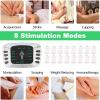 ALINUOYQ Electronic Pulse Back Massager, Massagers Pulse Acupuncture Full Body Massager Meridian Physiotherapy Acupuncture, Electric Therapy Massagers Home Use SPA Tool for Daily Relaxation view 2