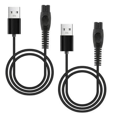 2 Pack 5V Cable for Philips One Blade Charger, Shaver Charger Cable Compatible with Philips One Blade QP2724 QP2824 QP2734 QP2834 QP1924 QP4631 S3241 S3145 S5887 S5884 MG7930 MG7950 MG5950 5000X
