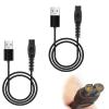 2 Pack 5V Cable for Philips One Blade Charger, Shaver Charger Cable Compatible with Philips One Blade QP2724 QP2824 QP2734 QP2834 QP1924 QP4631 S3241 S3145 S5887 S5884 MG7930 MG7950 MG5950 5000X view 2