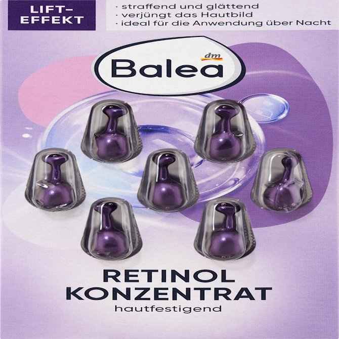 Retinol Concentrate, 7 Tablets DM Germany Brand, Compatible with Baala, Konzentrat Retinol, 7 St