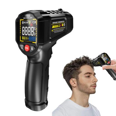 Thermometer - Temperature | IR Thermometer, Digital No Touch Gauge -50~600 Degrees, Precise Heat Reader, High Temp Monitor For Cooking, Kitchen Grill Baking Safety Tool