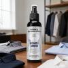 Clothes spray for -free textiles, 120 ml quick smoothing for all textiles, spray for removing creases from clothes, for T-shirts, tops, suits, dresses, home, travel and view 3