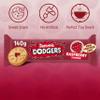 Katsy Style Raspberry Jam Shortcake Sandwich Biscuits | Fruit Filled Centre Vegan Snack| Pack Eight Servings view 3
