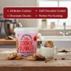 Katsy Style Cookie Dunkers | All Butter Malted Milk Chocolate Chunks Half Coated | Tea Coffee Dunking Snack |9 Servings view 3