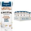 Califia Farms Extra Creamy Oat - Lactose Free, Dairy Free, No Added Sugar, Vegan, Free From Plant Based Drinks (8 x 1L)