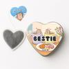 Besties Heart-Shaped Tea Bags Premium Tea Gift Tin (Set of 5) Friendship Gift (Ginger Tea) view 1