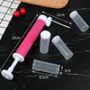 Manual Cake Color Duster Plastic Pink Decorating Tool view 2