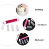 Manual Cake Color Duster Plastic Pink Decorating Tool view 3
