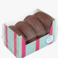 Berlina al Cacao, Chocolate Pastries, 240g. Pack de 4