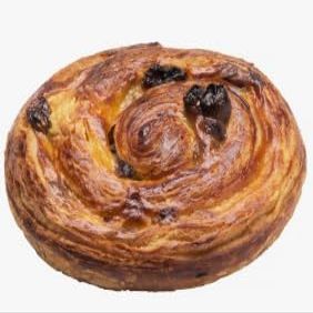 Caracola con pasas 10%, Raisin Swirl Pastry. Pack de 6