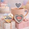 Birthday Heart-Shaped Tea Bags Premium Tea in Gift Tin (Set of 5) (Lemon & Ginger Tea) view 2
