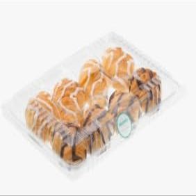 Surtido de Croissants Rellenos, 8 Unidades, Crema de Cacao y Chocolate Blanco, 300g. Pack de 2
