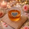 Anniversary Heart-Shaped Tea Bags Gift Tin Romantic Tea Gift for Couples, Husband or Wife Premium Tea, Keepsake Tin (Set of 5) (Chamomile Tea) view 2