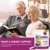 Beet Root Gummies | 90 Gummies, with Grape Seed Extract, CoQ10, Vitamin C, B12 | for Boost Energy Levels, Blood Pressure, Supports Immune & Heart Health view 4