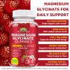Magnesium Glycinate Gummies, 600mg High Absorption Magnesium Supplement, Sleep Support, Relaxation & Muscle Function, Sugar Free, Gluten-Free, Raspberry Flavor 120 Count view 3