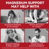 Magnesium Glycinate Gummies, 600mg High Absorption Magnesium Supplement, Sleep Support, Relaxation & Muscle Function, Sugar Free, Gluten-Free, Raspberry Flavor 120 Count view 4